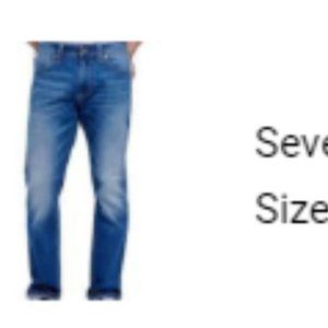 Seven7 Classic Straight Jeans NWT 36